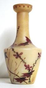 Vaas - Pate de verre en geëmailleerd - Miniatuur vaasje (13, Antiquités & Art