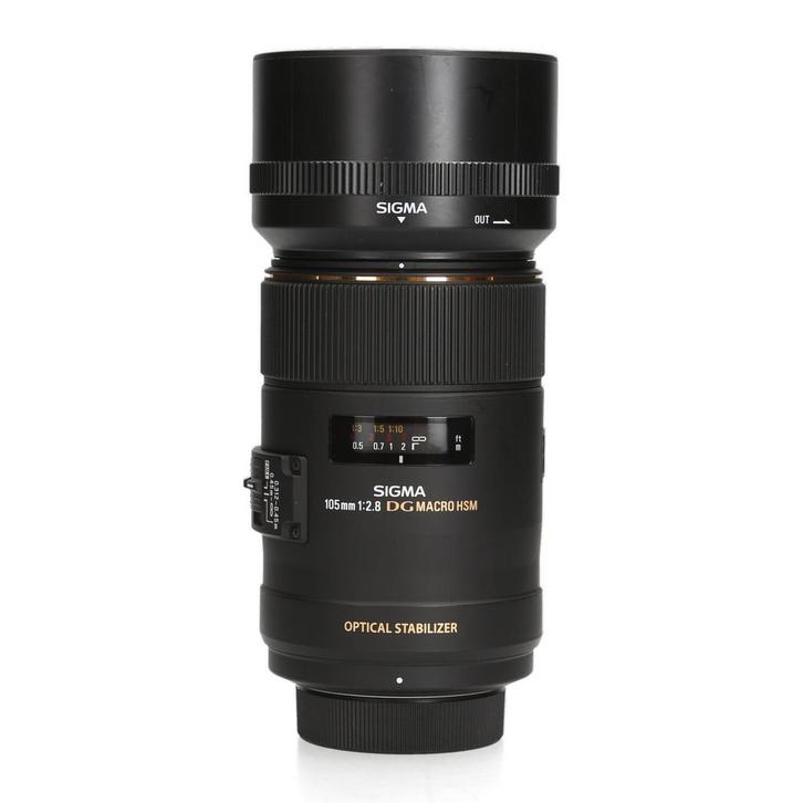 Sigma 105mm F2.8 EX Macro - Nikon F, Audio, Tv en Foto, Foto | Lenzen en Objectieven, Zo goed als nieuw, Ophalen of Verzenden