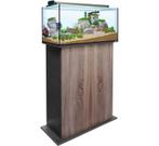 Aquatank 82x40x40cm aquarium + meubel walnut, Ophalen of Verzenden