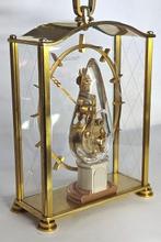 Tafel/bureauklokken - Jaeger-LeCoultre - Glas, Messing -, Antiek en Kunst, Antiek | Klokken