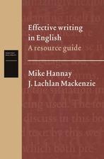 Effective writing in English 9789068904987 Hannay, Boeken, Taal | Engels, Verzenden, Gelezen, Hannay