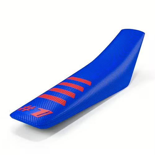 Onegripper waterdicht universeel zadelovertrek Ribbed Blauw, Motoren, Onderdelen | Overige, Verzenden