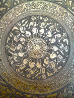 Ornement décoratif - Oman - Scène orientale en cuivre, Antiquités & Art