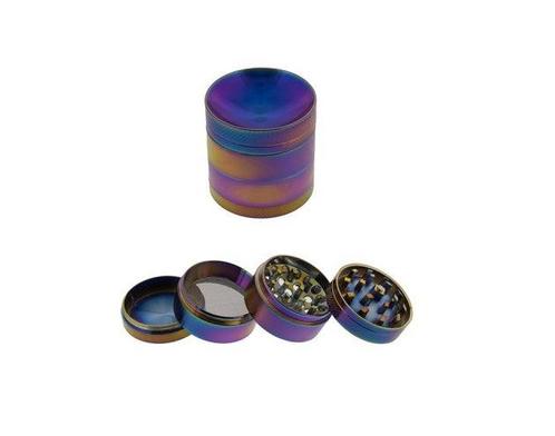 Aluminium Rainbow Kruidengrinder Ø40 mm, Verzamelen, Rookartikelen, Aanstekers en Luciferdoosjes, Nieuw, Verzenden