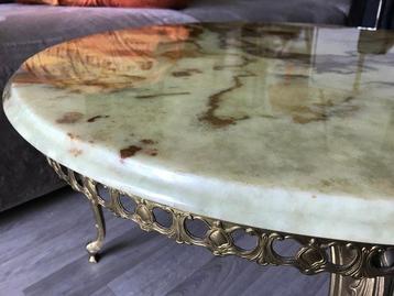 Bijzettafel - Marmer beschikbaar voor biedingen