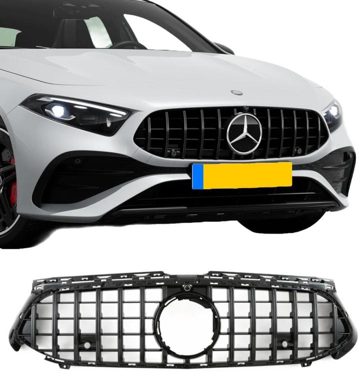 Grill | Mercedes-Benz | A-klasse 2023+ facelift  4d sed. / 5, Auto-onderdelen, Carrosserie, Nieuw, Mercedes-Benz, Verzenden