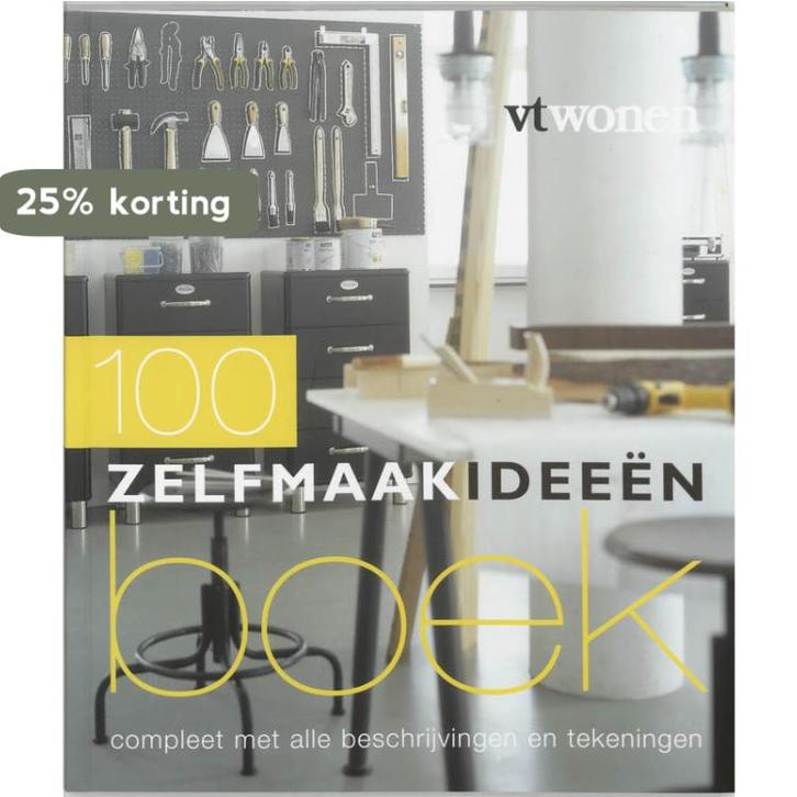 100 Zelfmaakideeen boek / VT Wonen 9789058551641, Boeken, Hobby en Vrije tijd, Zo goed als nieuw, Verzenden