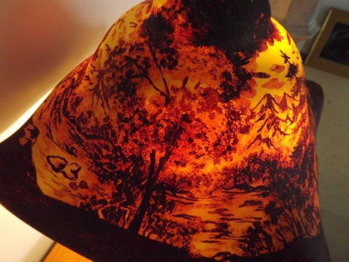 Lamp - Glas, Antiek en Kunst, Curiosa en Brocante