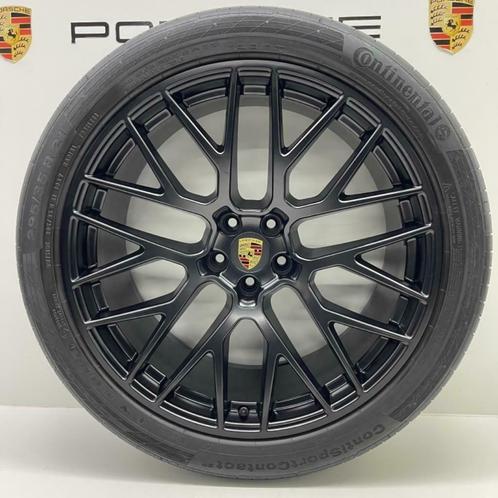 Porsche Macan ORIGINELE 21 RS Spyder GTS met banden/sensors, Auto-onderdelen, Banden en Velgen, 21 inch, 295 mm, Personenwagen