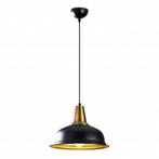 Moderne hanglamp | Zwart Goud | 32 cm | Whistler, Verzenden