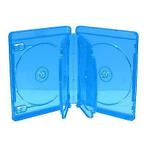 Blu-Ray  doosjes 6 disc transparant blauw 3 stuks 15 mm, Verzenden