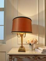 Lamp - Bouilotte - Messing, Marmer, Zijde