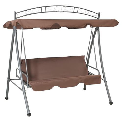 vidaXL Schommelbank voor buiten met luifel converteerbaar, Tuin en Terras, Overige Tuin en Terras, Nieuw, Verzenden