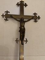 Baroque Crucifix - Bronze doré - 1750-1800 - Crucifix de, Antiek en Kunst