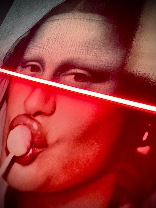 LEDMansion - Gioconda Lollipop V.3. 40x60cm | Led Wall, Antiquités & Art, Art | Objets design