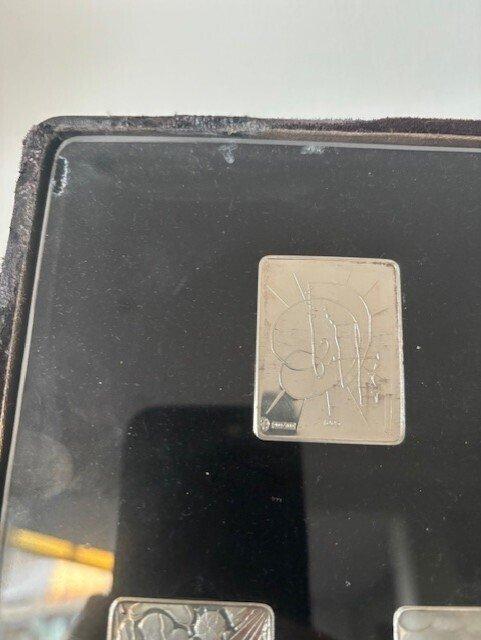 175 grams - Zilver .925 - Salvador Dalí - 7 days of creation, Postzegels en Munten, Edelmetalen en Baren