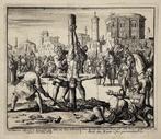 Jan Luyken (1649-1712) - Crucifixion of Apostle Peter, Antiek en Kunst