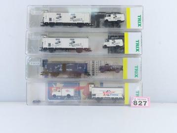 Trix H0 - 24073/24077/24004 - Ensemble de wagons de