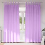 vidaXL Gordijnen met gordijnen 2 pcs Paars 260 x 140 cm, Huis en Inrichting, Verzenden, Nieuw
