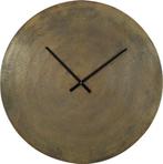 2dekans | Light & Living Wandklok Licola - Antiek Brons -, Huis en Inrichting, Ophalen of Verzenden, Nieuw