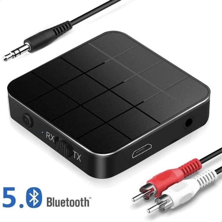 Bluetooth 5.0 transmitter ontvanger audio adapter receiver a, Auto diversen, Autoradio's, Nieuw, Verzenden