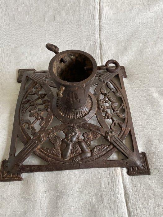 Standaard - Antieke engeltjes gietijzeren kerstboomstandaard, Diversen, Kerst