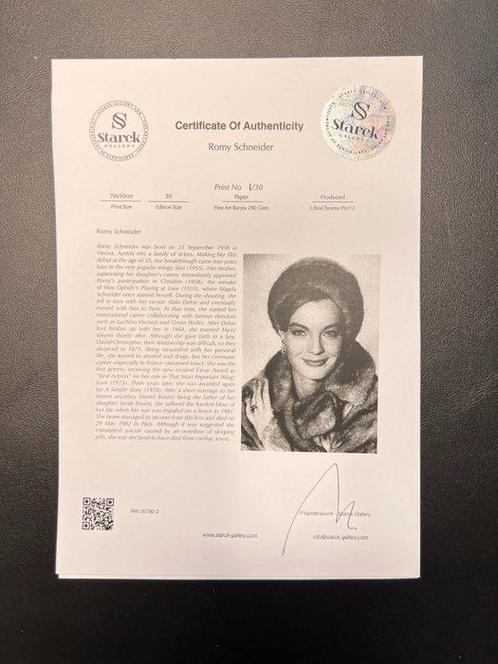 Romy Schneider - Fine Art Photography - Luxury Wooden Framed, Verzamelen, Film en Tv