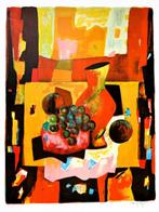 Tony Agostini (1916-1990) - Grapes and vase, Antiek en Kunst