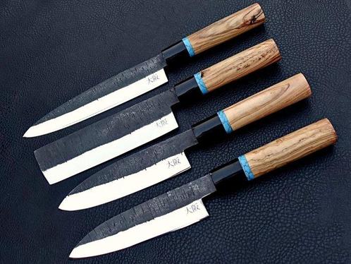 Keukenmes - Japanse antieke stijl chefset: Takohiki, Nskiti,, Antiek en Kunst, Antiek | Keukengerei