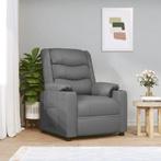 vidaXL Fauteuil inclinable Gris Similicuir