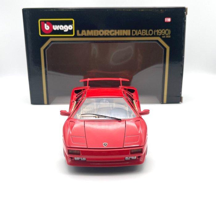 Bburago 1:18 - Modelauto - Lamborghini Diablo - 1990, Hobby en Vrije tijd, Modelauto's | 1:5 tot 1:12