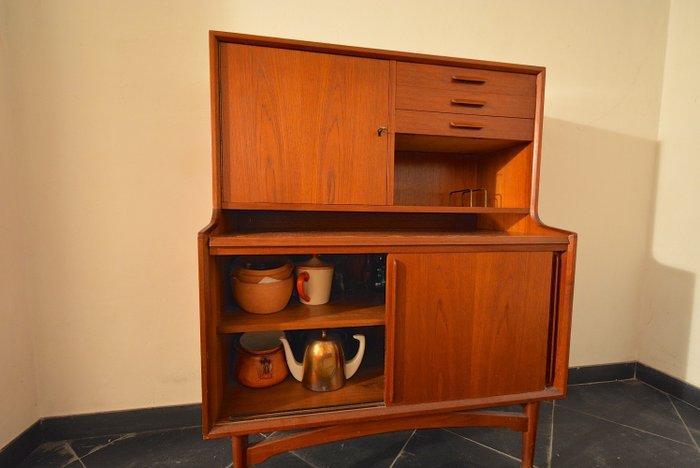 Arne Wahl Iversen - Drankkast - Teak - Bar Cabinet, Antiek en Kunst, Antiek | Meubels | Stoelen en Sofa's