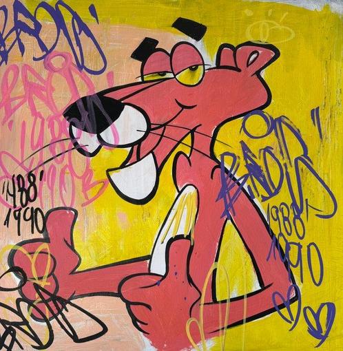 Freda People (1988-1990) - Pink Panther, Antiek en Kunst, Kunst | Schilderijen | Modern