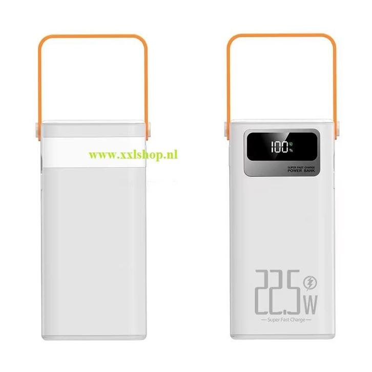 Powerbank power bank 50.000 mAh snellader oplader USB-A + C, Télécoms, Téléphonie mobile | Batteries, Envoi