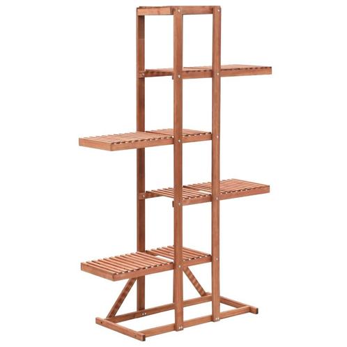 vidaXL Plantenstandaard 86x36x139 cm cederhout, Tuin en Terras, Bloembakken en Plantenbakken, Nieuw, Verzenden