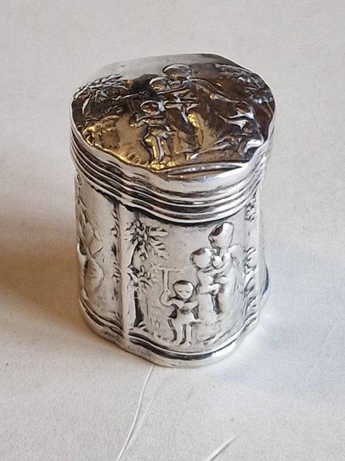 Lodereindoosje - .833 zilver - Nederland 2de gehalte, Antiek en Kunst, Antiek | Zilver en Goud