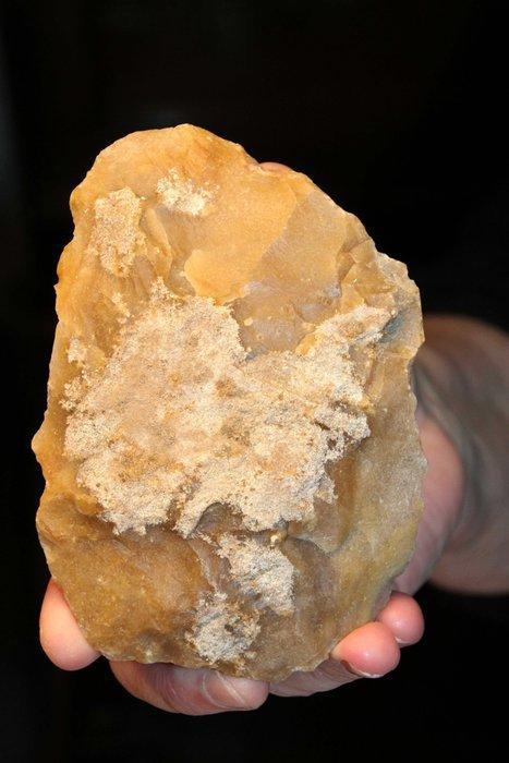 Paleolithisch Vuursteen Biface - 135 mm (Zonder, Antiek en Kunst, Antiek | Overige Antiek