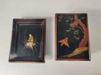 Deux objets en laque - Laque - Japon - Période Meiji, Antiek en Kunst, Antiek | Overige Antiek