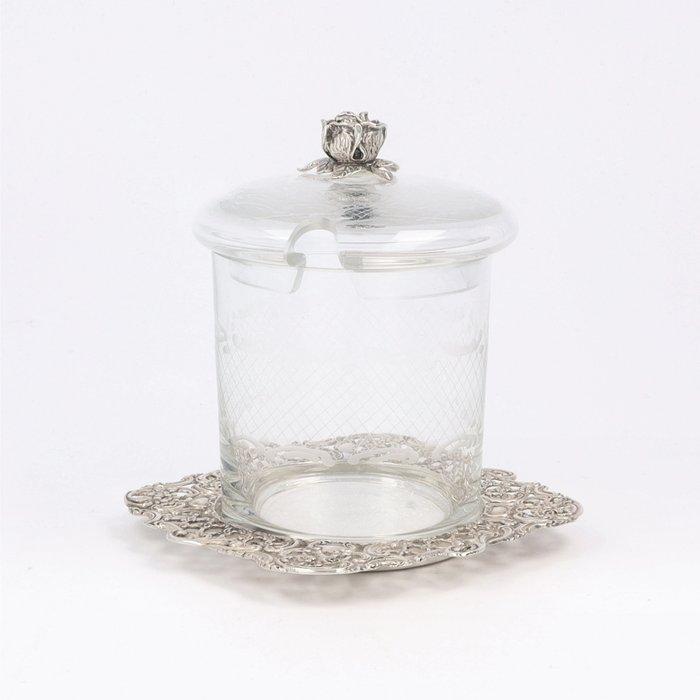 Christoph Widmann - Jampot - Pot - .835 zilver, Antiek en Kunst, Antiek | Zilver en Goud