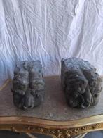Barok Fontein - 1850-1900 - Een paar Nasoni van lavasteen, Antiek en Kunst