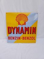 SHELL DYNAMIN - Emaille plaat - Afmeting 45x45x1 cm -