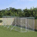 vidaXL Hondenkennel voor buiten 2x10x2 m gegalvaniseerd, Dieren en Toebehoren, Verzenden, Nieuw