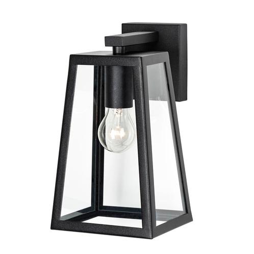 Strak & modern Luuk Muurlamp Zwart Buitenverlichting, Tuin en Terras, Buitenverlichting, Verzenden
