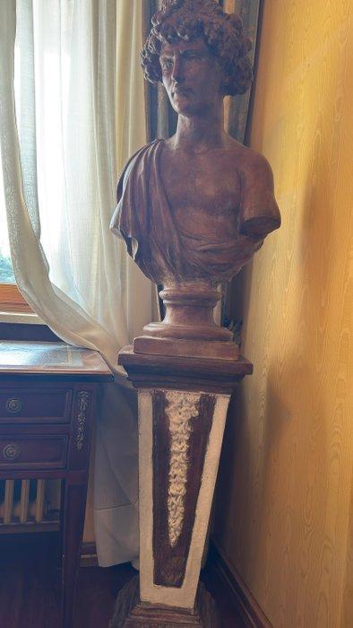 Beeld, Bacco - 165 cm - Aardewerk, Antiek en Kunst, Antiek | Keramiek en Aardewerk