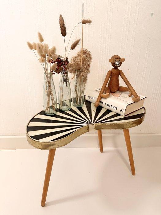 Table dappoint - Bois, Laiton, lamine - Traduire en, Antiek en Kunst, Kunst | Designobjecten
