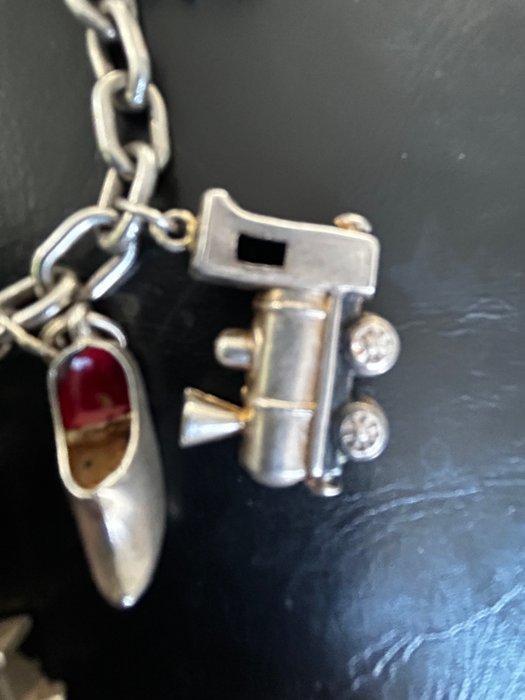 Zonder Minimumprijs - Bedelarmband Zilver, Handtassen en Accessoires, Antieke sieraden