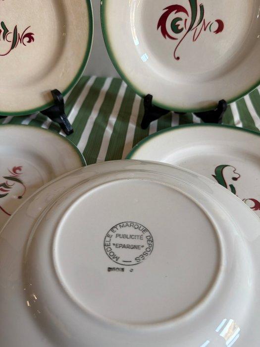 Digoin - Serveerschaal (6) - Casino Epargne - Aardewerk -, Antiquités & Art, Curiosités & Brocante