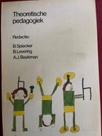 THEORETISCHE PEDAGOGIEK 9789060095218 B. SPIECKER, Boeken, Verzenden, Zo goed als nieuw, B. SPIECKER