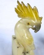 Boekensteunen - Onyx - Cockatoo Onyx boekensteunen, Antiek en Kunst