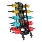 LMX1143 Pump rack. For max. 30 sets (black), Sports & Fitness, Verzenden